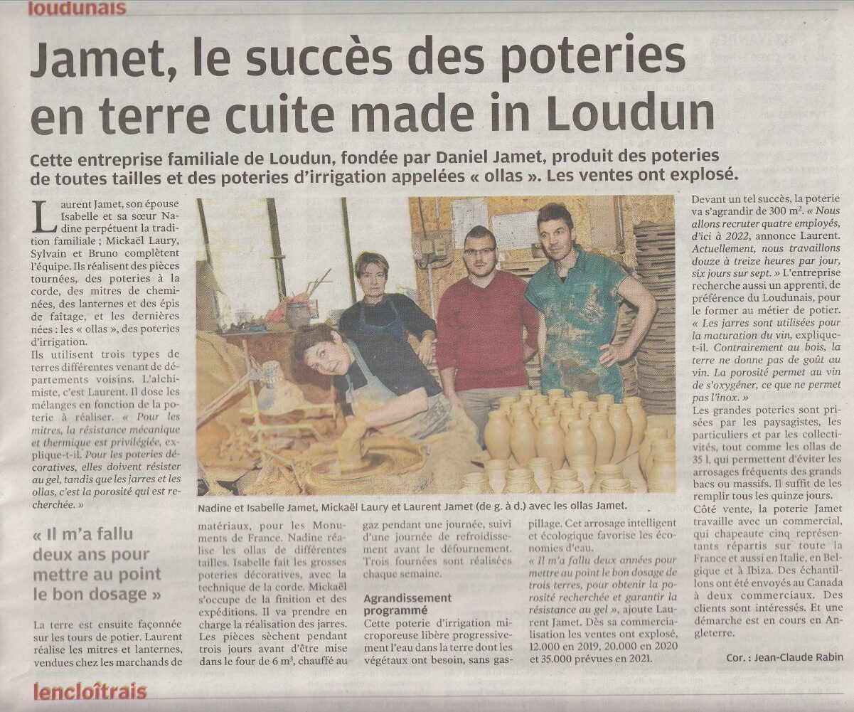 article journal NR loudun poteries